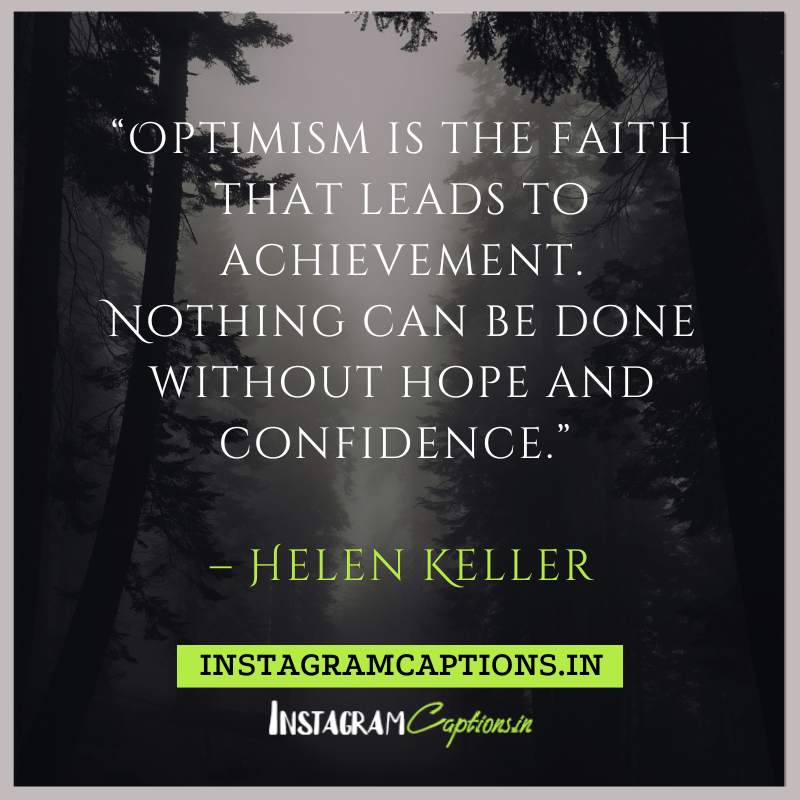 Optimistic Instagram Quotes