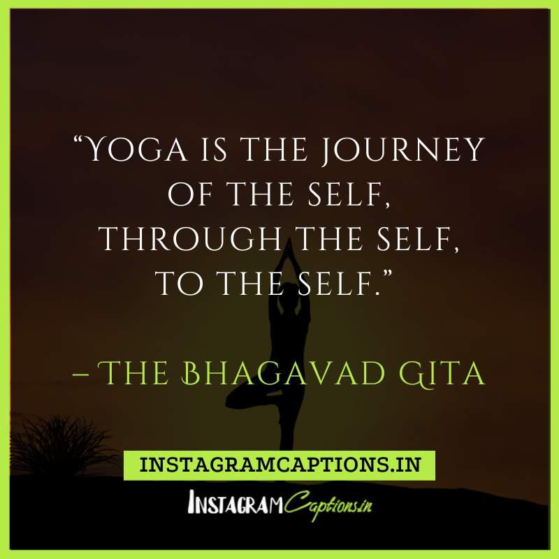 Yoga Instagram Quotes